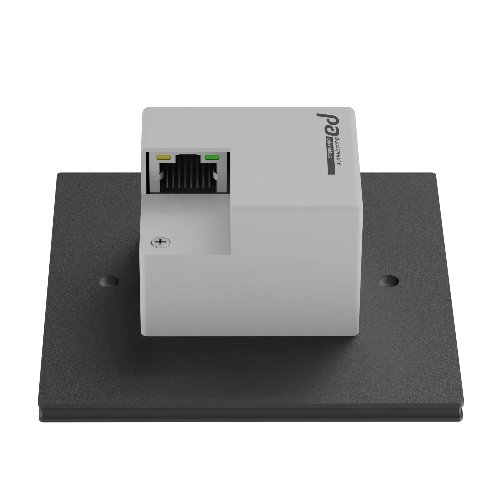 Face arrière de l’AmiD2 noire, même module et même port RJ45