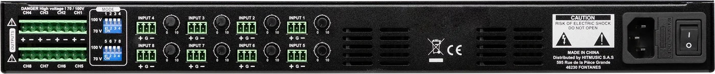 Face arrière AMP150.8H