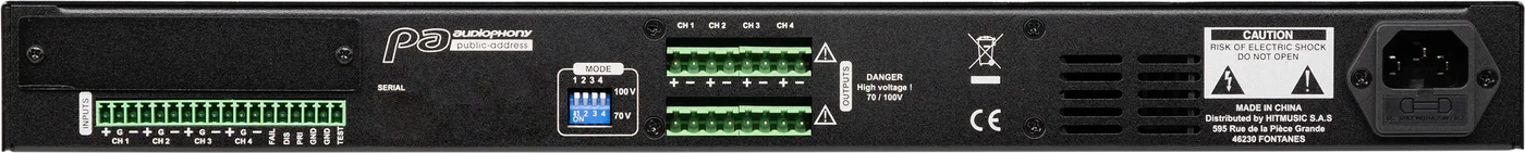 Face arrière AMP300.4H