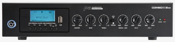 Amplificateur-mixeur COMBO60Evo, face avant